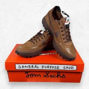 Tom Sachs x Nike General Purpose Shoe GPS Pecan Brown Wmns 6.5 New in Box
